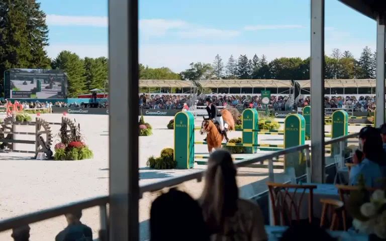 Ringside at Greenwich Polo Club during CSI Greenwich