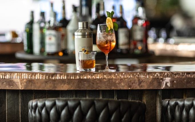 The bar at Highlands Hudson Valley