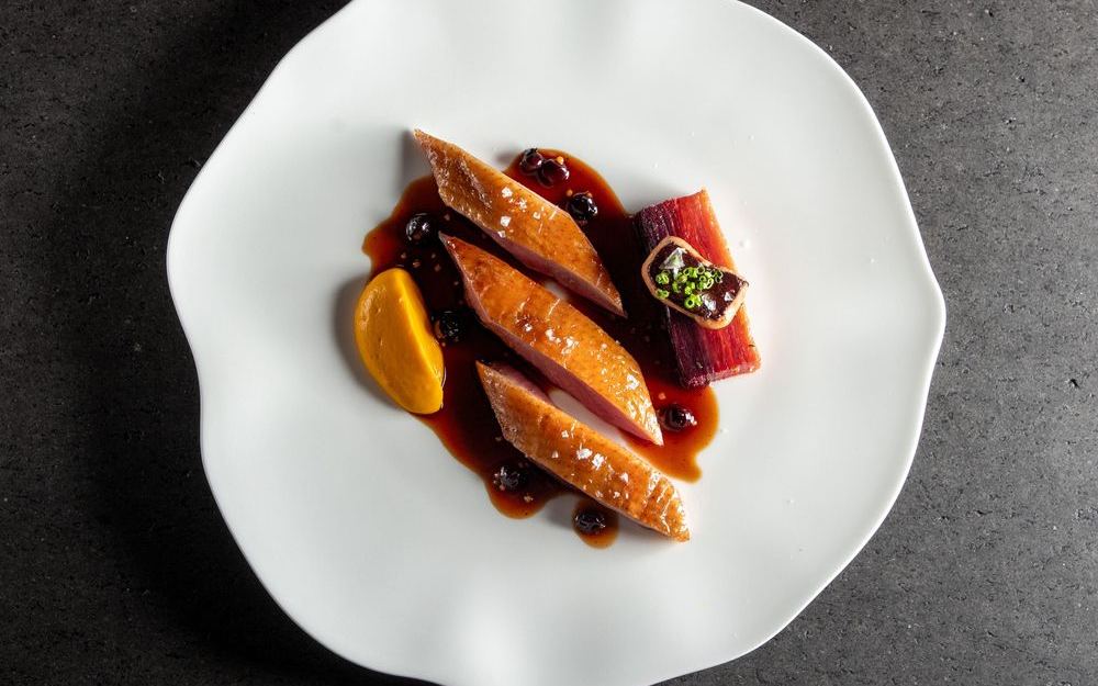 A plated dish at Pangea