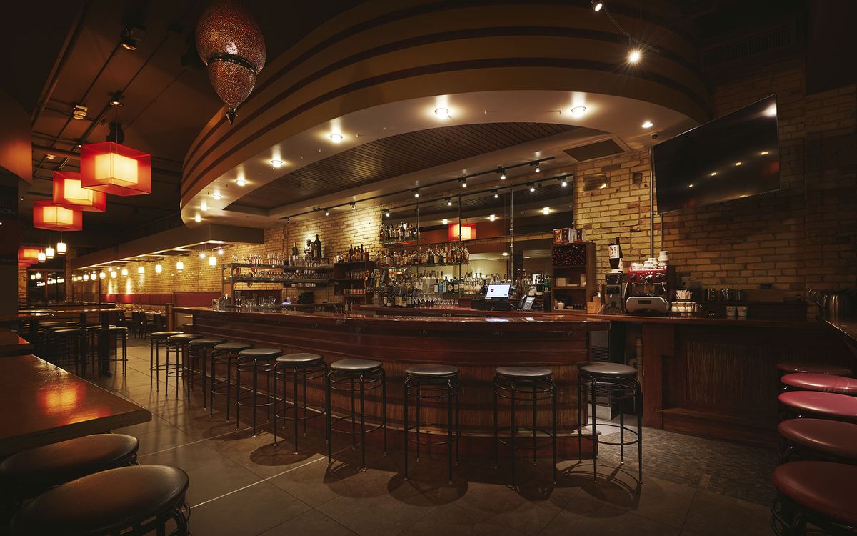 The bar at Red Ginger in downtown Traverse City